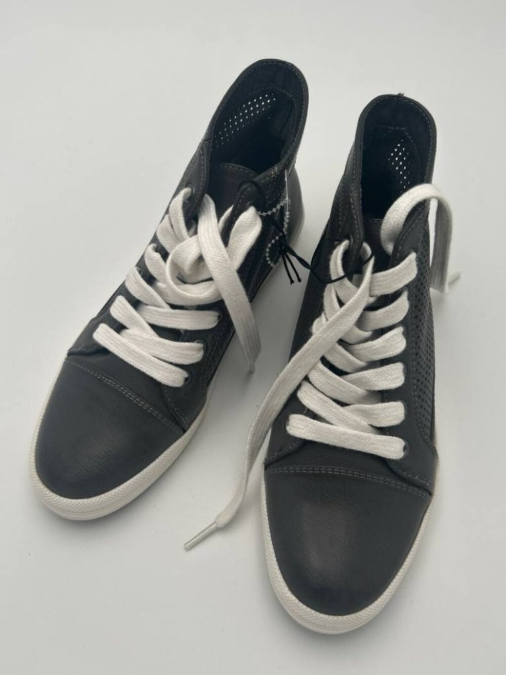 Calvin Klein Martina Perforated High Top Sneakers 5.5